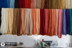 بازدید کارکنان آستان قدس رضوی از شرکت فرش