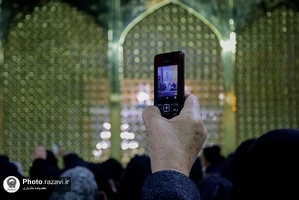 حال و هوای حرم مطهر رضوی در شب شهادت امام هادی علیه السلام 