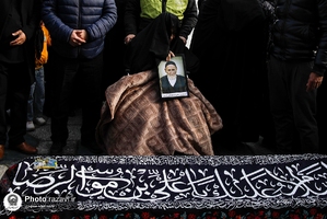  تشییع پیکر ابوالشهید؛ محمدحسین گلقندشتی در حرم مطهر رضوی 