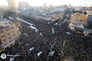  تشییع پیکر شهدای مدافع امنیت در مشهد-۲ 