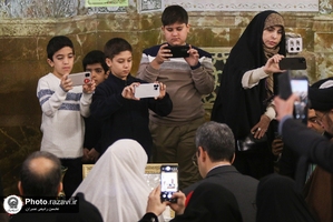  پیوند عاشقانه در سایه حضرت رضا علیه‌السلام در روز عید مبعث 