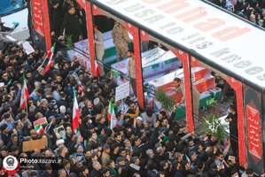  تشییع پیکر شهدای مدافع امنیت در مشهد-۲ 