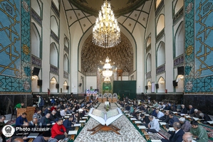 ترتیل خوانی قرآن کریم در حرم مطهر رضوی-۲ 