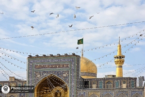 حال و هوای حرم مطهر رضوی در ایام پایانی ماه شعبان 