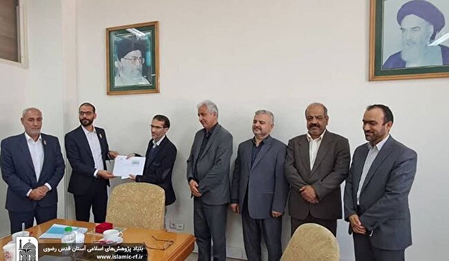 ’’الولایۃ‘‘ میگزین کے منتظمین اور ایڈیٹرز کا ’’مشکوۃ‘‘ میگیزین کے دفتر کا دورہ