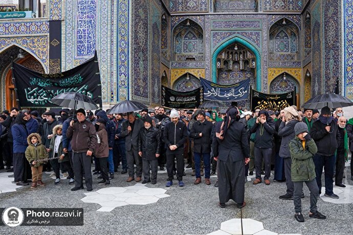 یوم شہادت امام موسیٰ کاظم(ع) کے موقع پر حرم امام رضا(ع) کے مناظر