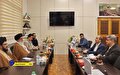 افغانستان کے مؤسسہ تبیان کے سربراہ کی امام رضا(ع) انٹرنیشنل یونیورسٹی کے سربراہ سے ملاقات