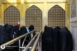 تشرف بانوان مرکز حیات جاودان به حرم مطهر رضوی