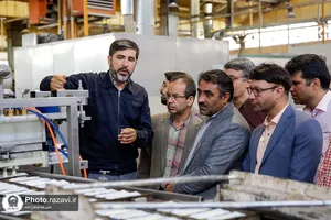 بازدید کارکنان آستان قدس رضوی از شرکت صنایع غذایی رضوی
