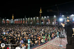 عزاداری زائران عرب زبان در شام شهادت امام رضا علیه&zwnj;السلام