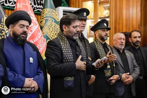 تشرف کاروان خدام حرم امام رضا علیه&zwnj;السلام به حرم امامین کاظمین