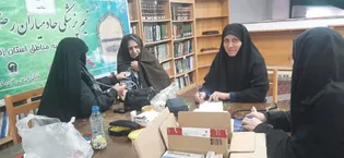 برپایی میز خدمت پزشکی در زنجان هم‌زمان با نیمه شعبان