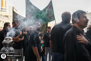 عزاداری روز شهادت امام رضا علیه&zwnj;السلام در حرم مطهر رضوی-1