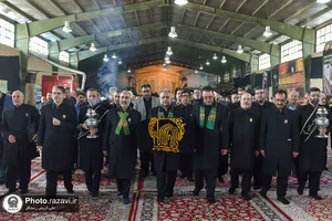 راه&zwnj;اندازی موکب کفشداران حرم مطهر رضوی در ملک آباد