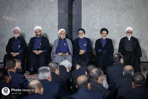 آئین بزرگداشت رهبر شهید انقلاب اسلامی در حرم مطهر رضوی