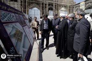 بازدید تولیت آستان قدس رضوی از پروژه&zwnj;های عمرانی حرم مطهر