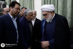 حضور تولیت آستان قدس رضوی در مسجد جامع رضوی