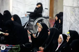 گرامیداشت شهدای حمله تروریستی کرمان در حرم مطهر رضوی