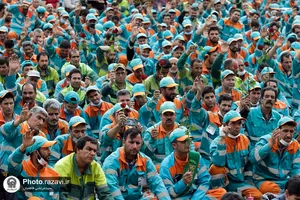 مراسم اذن خدمت و تشرف نیروهای خدمات شهری به حرم مطهر رضوی