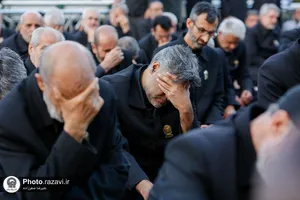 آیین اذن عزای ماه محرم در حرم مطهر رضوی-1