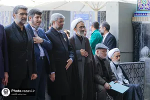 مجلس ترحیم حجت&zwnj;الاسلام والمسلمین الهی خراسانی در حرم مطهر رضوی