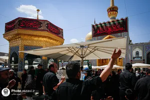 عزاداری روز اربعین حسینی در حرم مطهر رضوی