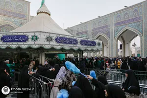 تشرف تیم ملی فوتبال نوجوانان به حرم مطهر رضوی