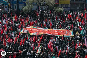 تشییع پیکر رهبر شهید انقلاب در مشهد مقدس-4