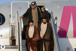 استقبال از شیوخ عشایر عراق در فرودگاه شهید هاشمی&zwnj;نژاد مشهد - 1
