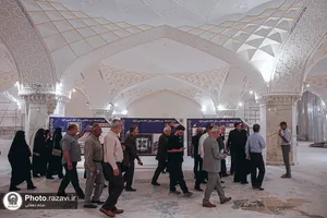 بازدید کارکنان آموزش پرورش از رواق خدمت و پروژه های عمرانی
