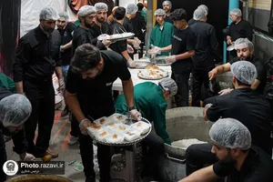 موکب پذیرایی از زائرین حسینی بارگاه منور رضوی