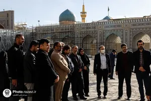 بازدید مسئولین روابط عمومی&zwnj;های استان از پروژه&zwnj;های عمرانی حرم مطهر رضوی