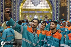 مراسم اعزام خادمین اربعین حسینی