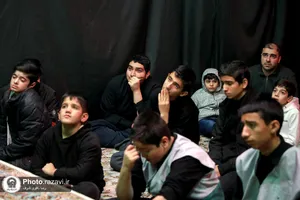 عزاداری فاطمیه در رواق نوجوان حرم مطهر رضوی