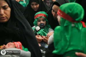 آیین معنوی &laquo;شیرخوارگان حسینی&raquo; در حرم مطهر رضوی