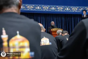 مراسم آزادسازی ۴۳۷ زندانی جرائم غیرعمد در حرم مطهر رضوی