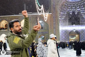 گلبانگ الله اکبر در حرم مطهر رضوی