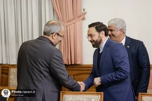 دیدار جمعی از اعضای جامعه هتلداران ایران با قائم&zwnj;مقام تولیت آستان قدس رضوی