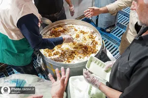 موکب آستان قدس رضوی در مرز مهران