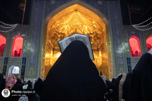 مراسم احیا شب بیست و یکم ماه مبارک رمضان در حرم مطهر رضوی - 3