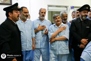 حضور خدام حرم مطهر رضوی در آسایشگاه جانبازان امام خمینی