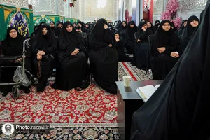 عزاداری سنتی بانوان عرب زبان در حرم مطهر رضوی