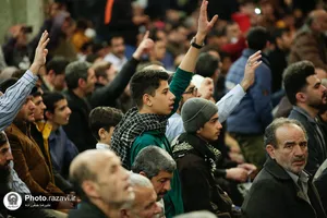 مراسم جشن مبعث پیامبر اکرم در حرم مطهر رضوی