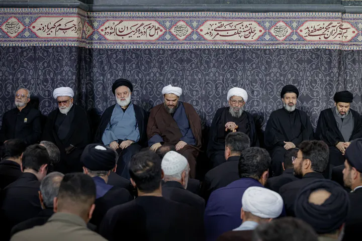 مراسم بزرگداشت چهلمین روز تدفین رهبر شهید انقلاب اسلامی در حرم مطهر رضوی