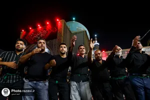 عزاداری هیئات مذهبی خراسان جنوبی در حسینیه حرم