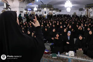 مراسم شب قدر ویژه ناشنوایان در حرم مطهر رضوی