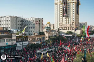 تشییع پیکر رهبر شهید انقلاب در مشهد مقدس-4