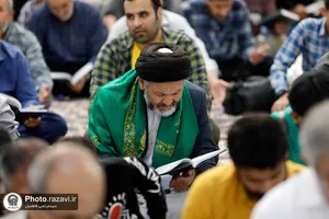 جشن میلاد پیامبر اکرم و امام صادق علیهما السلام در رواق امام خمینی حرم مطهر رضوی