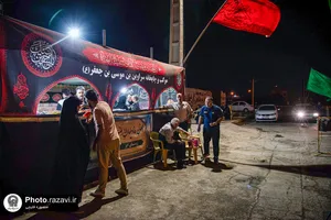 موکب خدمت رسانی به زائران در شاهرود
