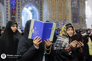 مراسم احیا شب بیست و سوم ماه مبارک رمضان در حرم مطهر رضوی-2